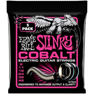 ERNIE BALL 3723 - ����� �� 3� ���������� ��� ��. ������ Super Slinky Cobalt (9-42)