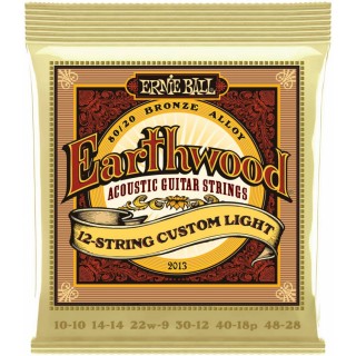 ERNIE BALL 2013 - ������ ��� 12-�������� ������������ ������ 80/20 Custom Light (10-48)