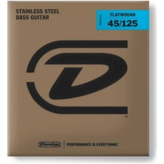 DUNLOP BASS FLATWND LG SCALE 45/125-5/SET �������� ����� ��� ���-������ , ����� ���