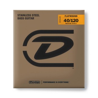 DUNLOP DBFS40120M Flatwound Stainless Steel Medium Scale ������ ��� 5-�������� ��� ������
