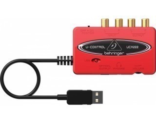 BEHRINGER UCA222 - ������� ��������� USB ��� ������ � ��������������� ����� �� ���������� (PC / MAC)