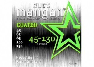 CURT MANGAN Nickelplated Bass Strings COATED 45-130 5 String ������ ��� 5-�������� ���-������