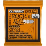 ERNIE BALL 3252  ����� �� 3� ���������� ��� ������� ������ Hybrid Slinky Classic RnR Pure (9-46)