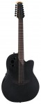 OVATION 2058TX-5 Elite T Deep Contour Cutaway Black Textured 12-�������� ������������������� ������