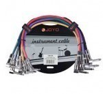 JOYO CM-05 Patch Cables ����� ���������������� ������� 36 ��, 6 ��, ������� TS-TS 6,3 ��